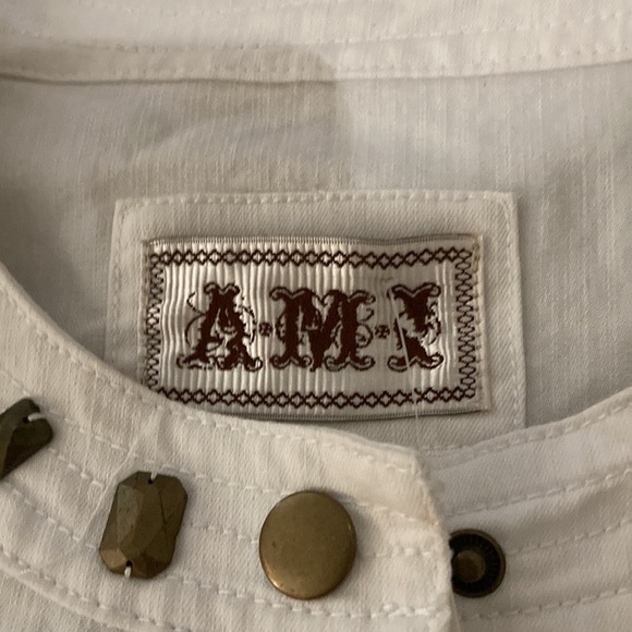 Jean jacket, new, never worn, unique buttons - Picture 3 of 5